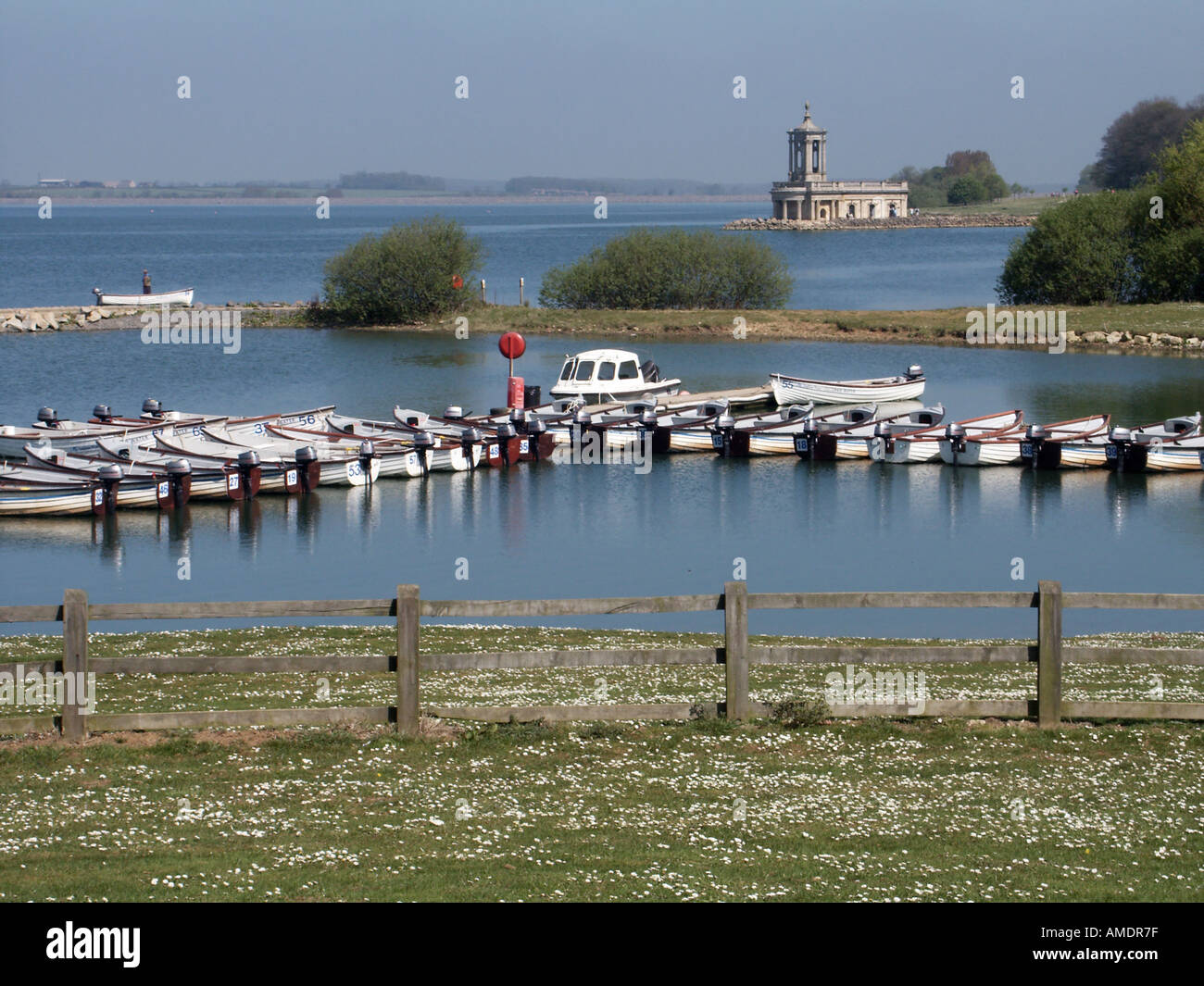 Anglian Water small motorboat hire facility on Rutland Water drinking