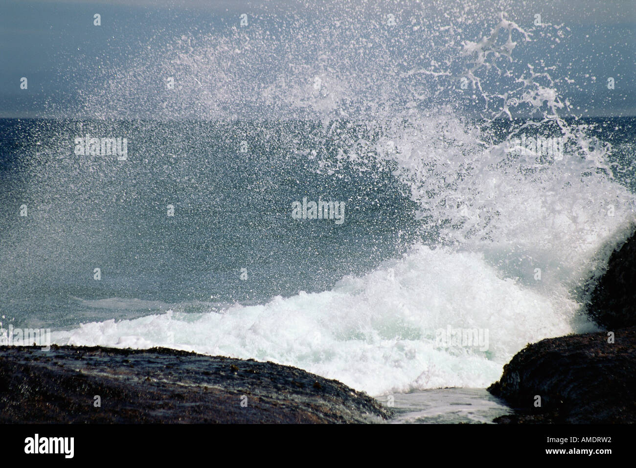 Breakers, Crashing Waves Namaqualand, South Africa Stock Photo