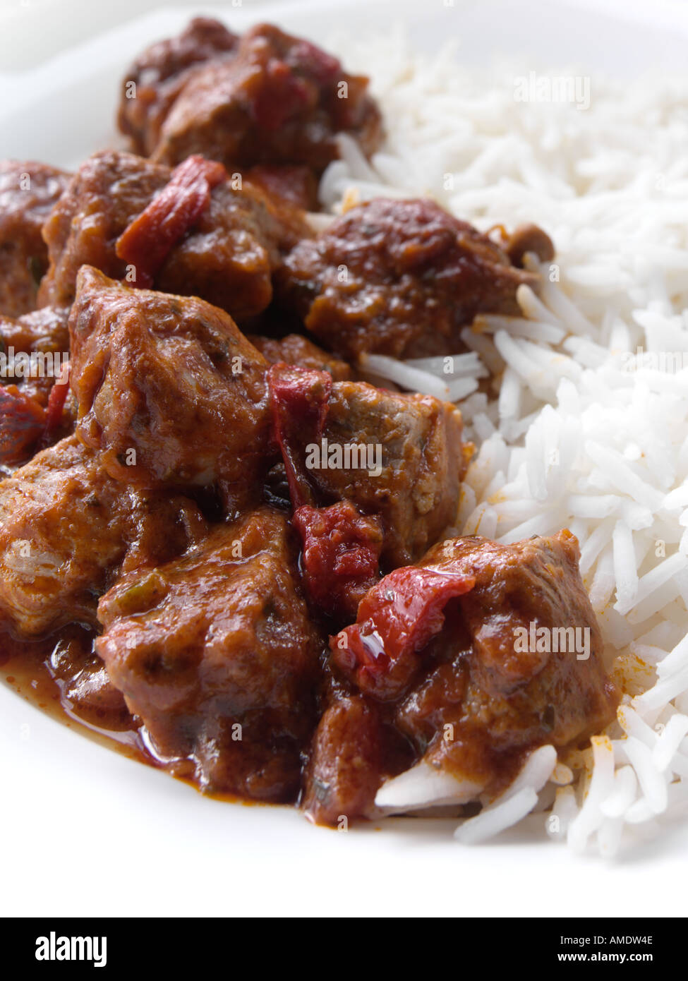 Lamb Balti Curry Stock Photo Alamy