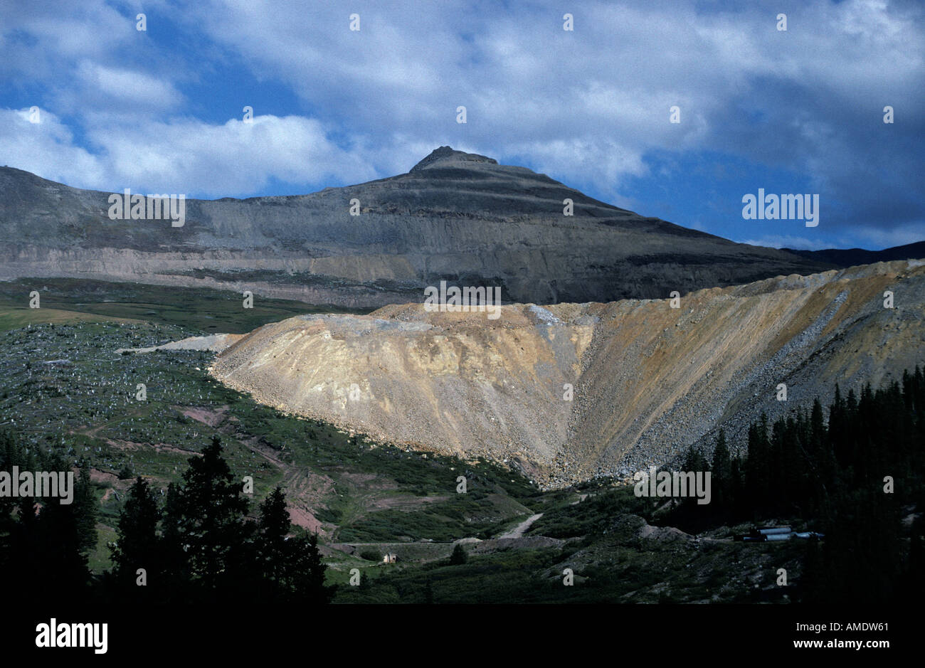 Henderson Climax Molybdenum Mine Colorado USA Stock Photo