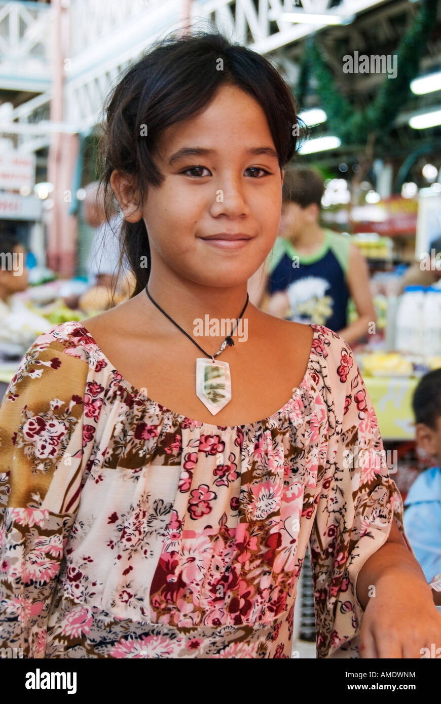 tahiti girls Tahiti, French Polynesia. Young local girl at the market of Papeete Stock  Photo - Alamy