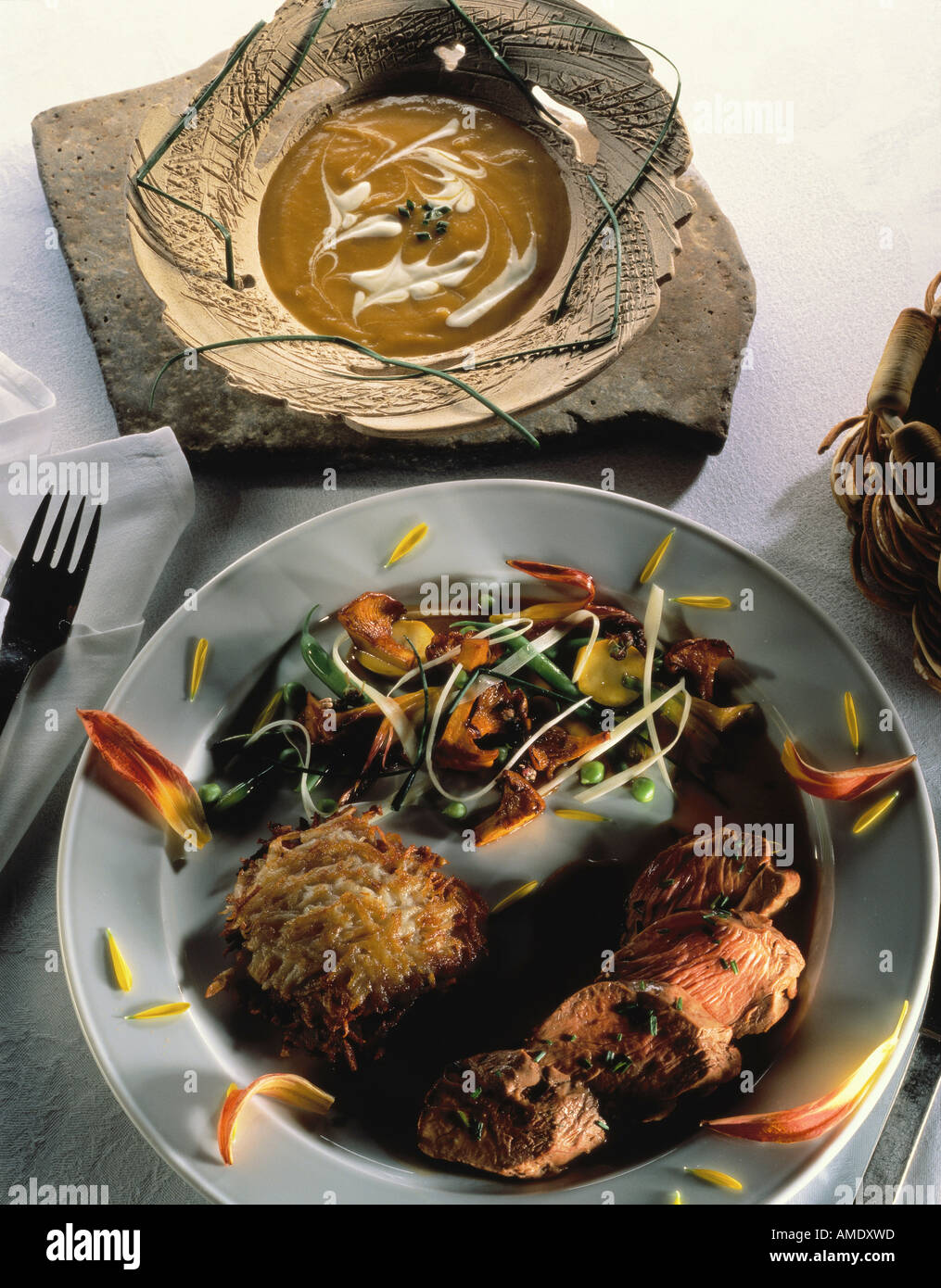 Prepared Beef Dish Stock Photo