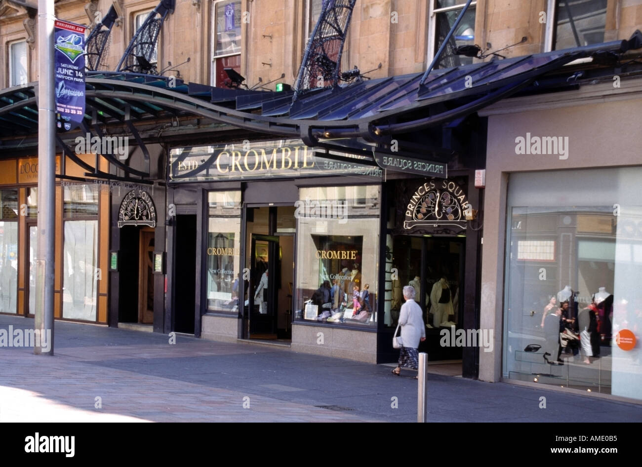 entrance to Princes Square Buchanan Street Glasgow Scotland Europe