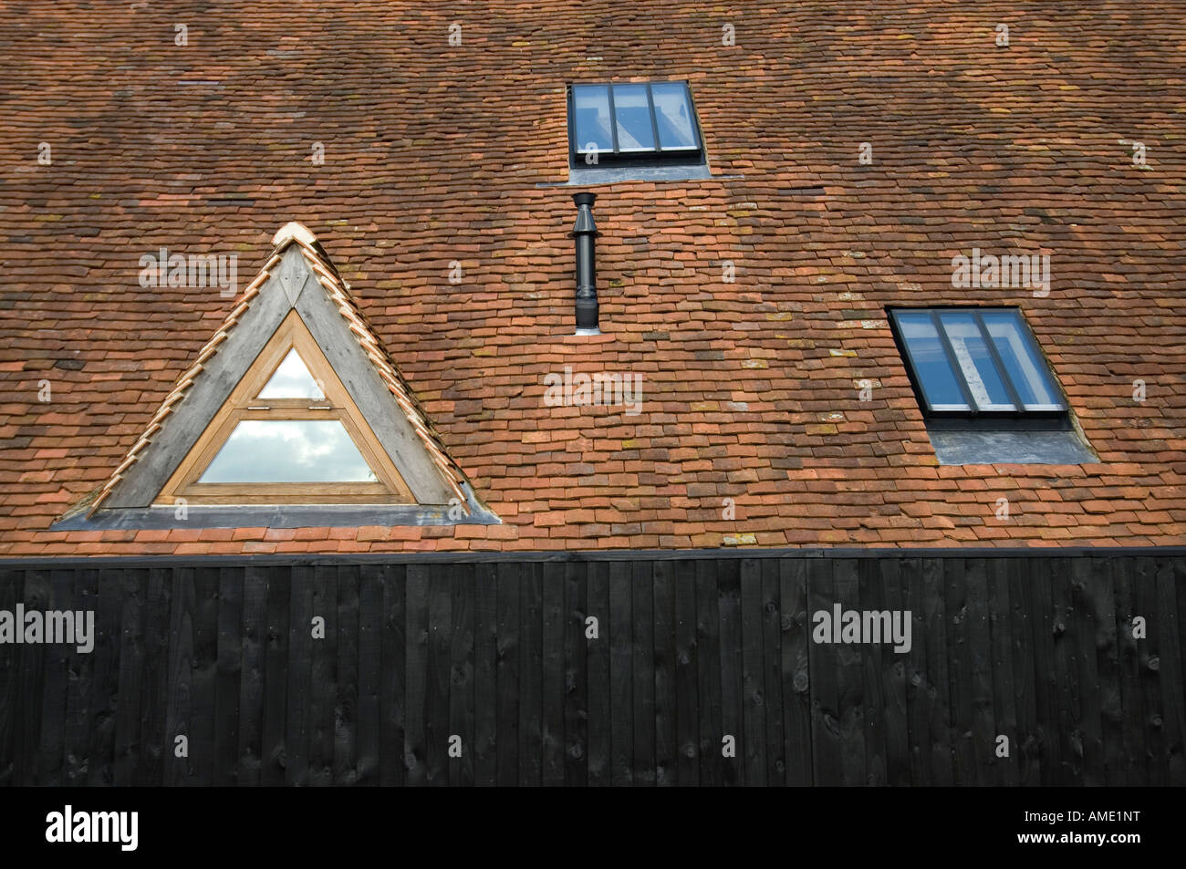 barn conversion Stock Photo