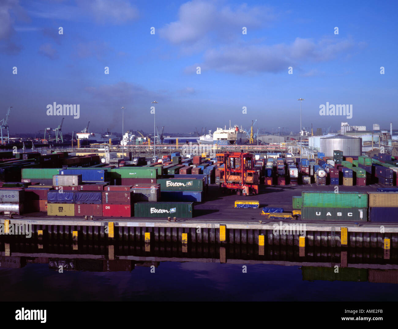 International trade; Containers, Dublin Docks, Dublin, Eire (Ireland