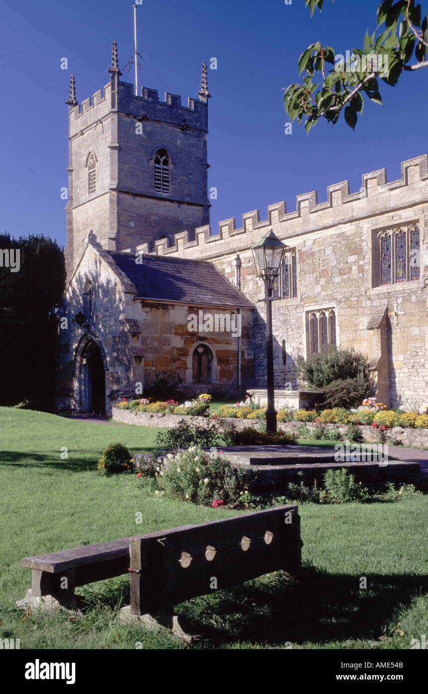 STOCKS IN THE CHURCHYARD OF THE PARISH CHURCH IN ASHCHURCH NEAR