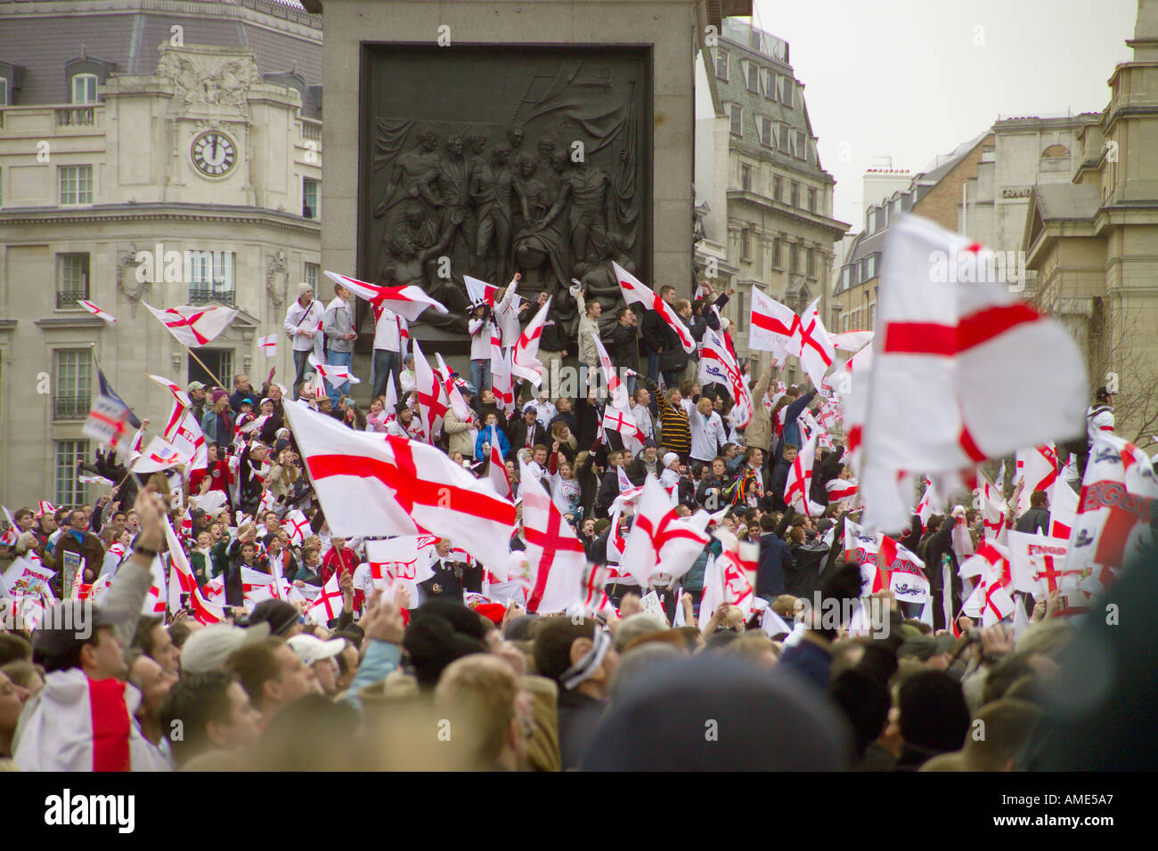 Trafalgar square london uk 9th hi-res stock photography and images - Alamy