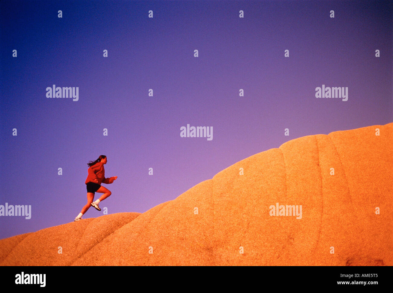 Running up that hill hires stock photography and images Alamy