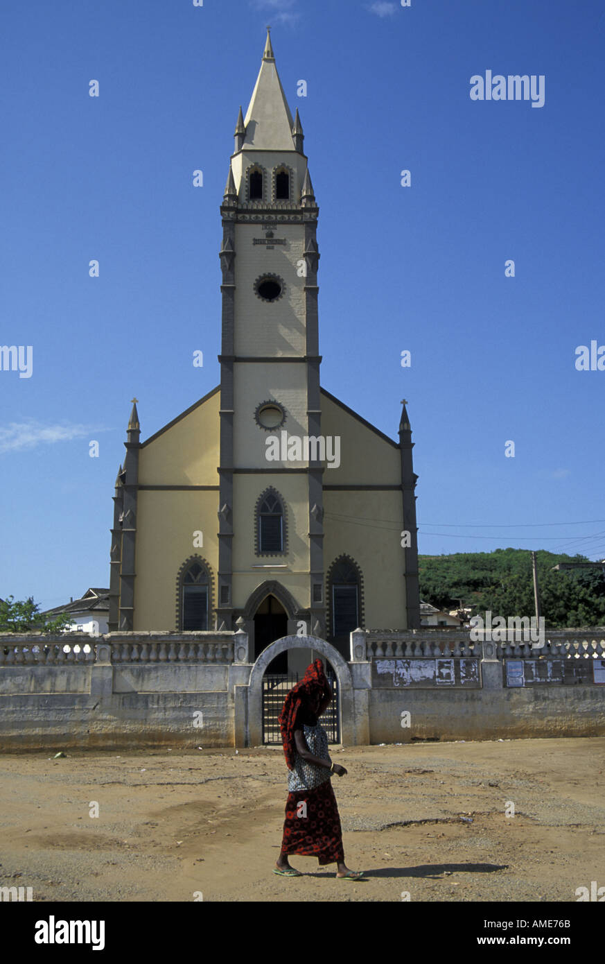 Methodist Church Apam, Ghana, West Africa Stock Photo