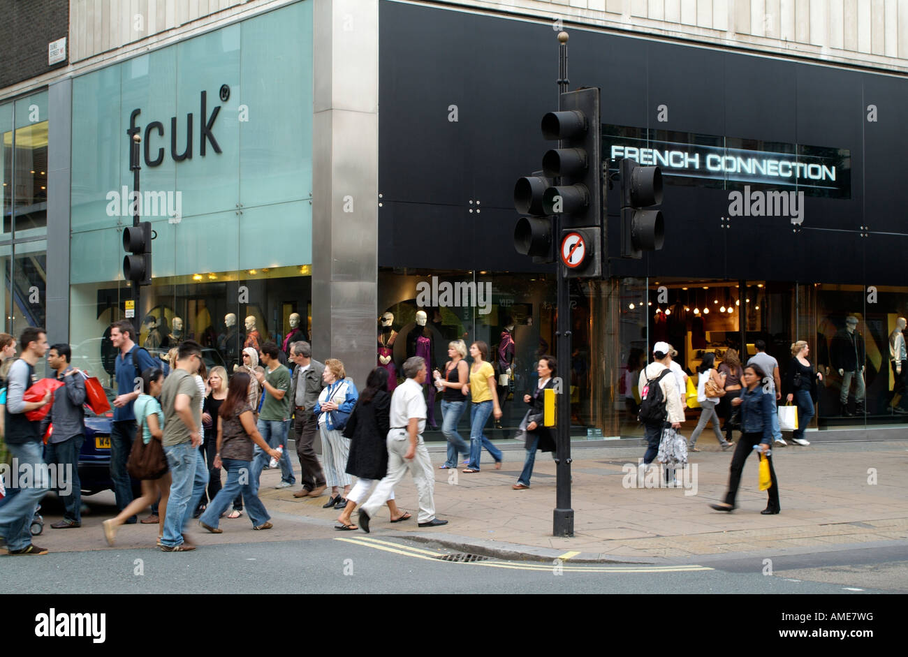 French Connection Shop Oxford Street London England Stock Photo