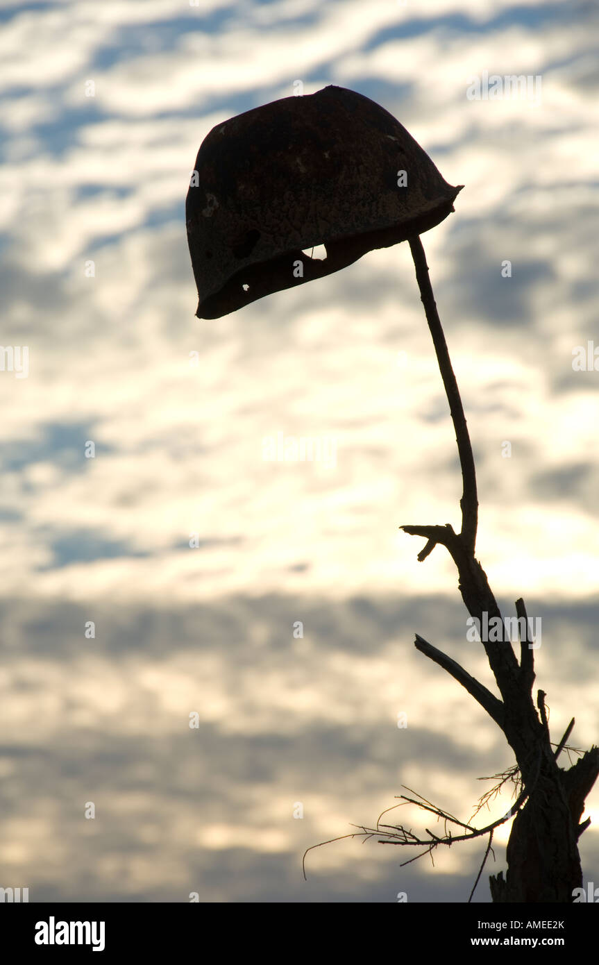 Army helmet hanging hi-res stock photography and images - Alamy