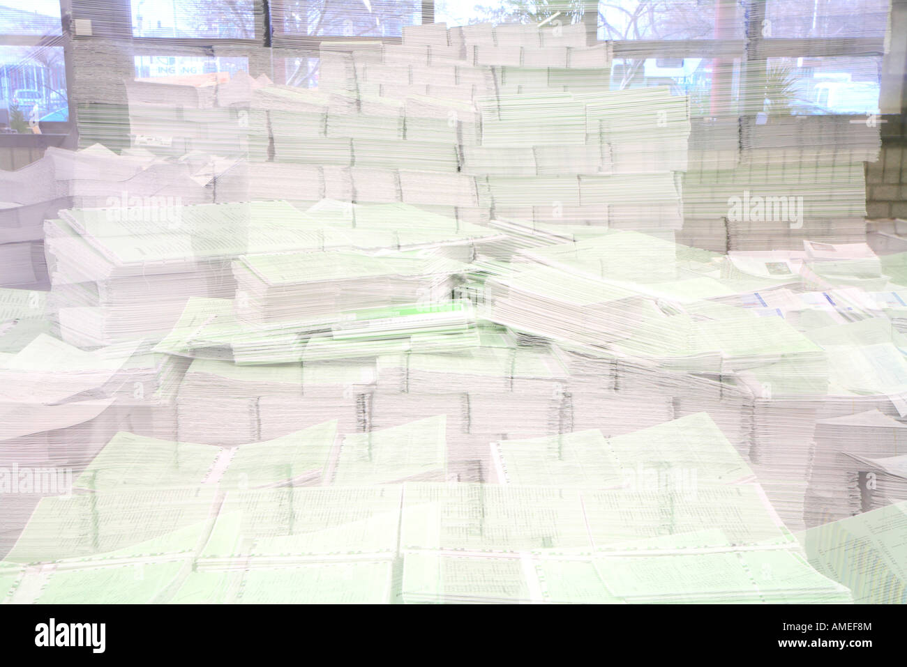 Bookbindery, binding books company. Bindery bindings of magazines Stock