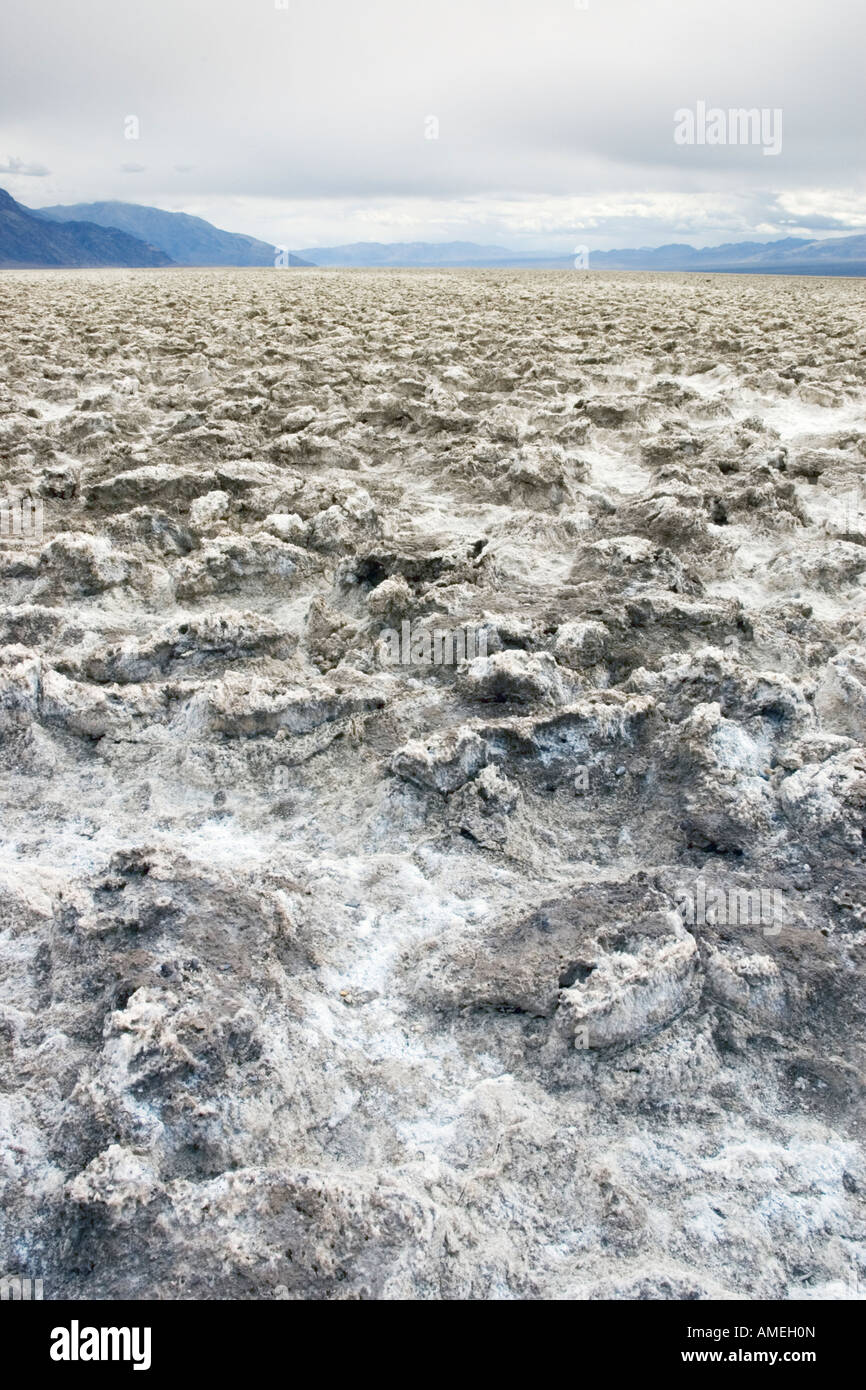 Devils Golf Course Death Valley National Park California Stock Photo ...
