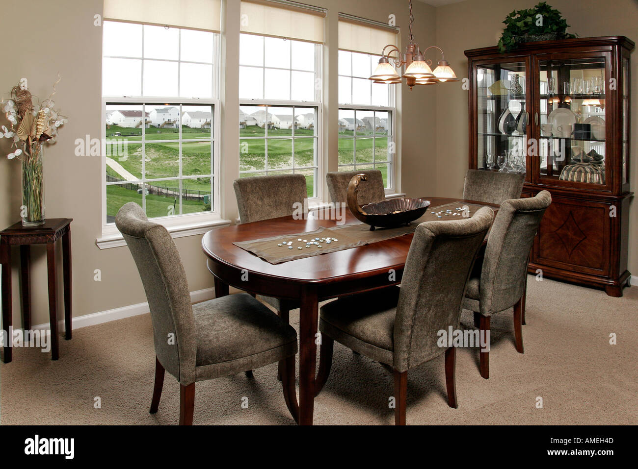 dining dinner table Stock Photo Alamy