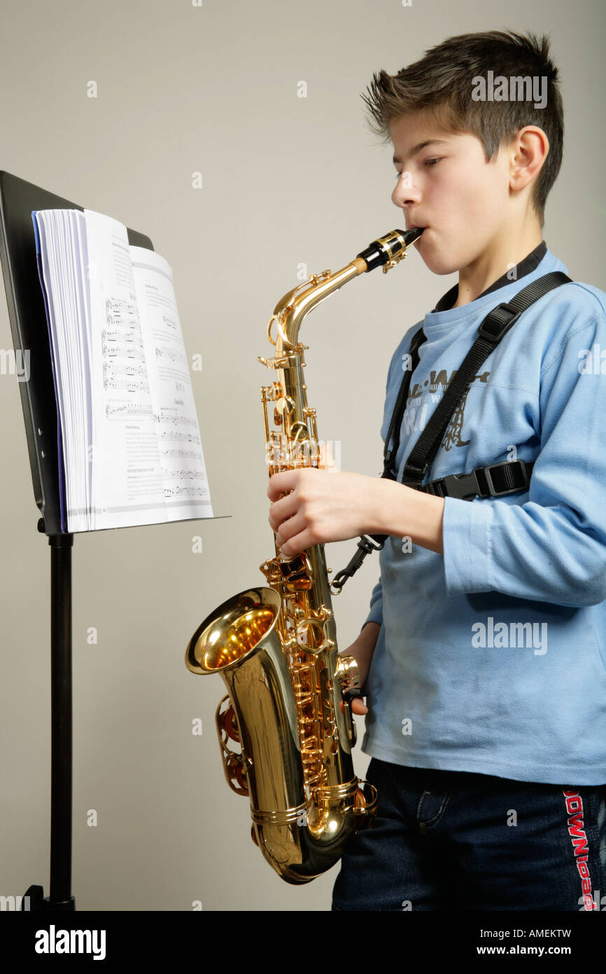 Child saxophone hires stock photography and images Alamy