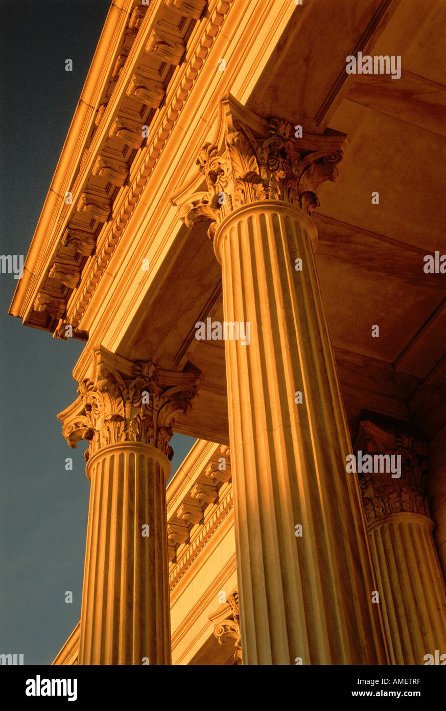 Columns, Woman's Red Cross Building, Washington, DC, USA Stock Photo