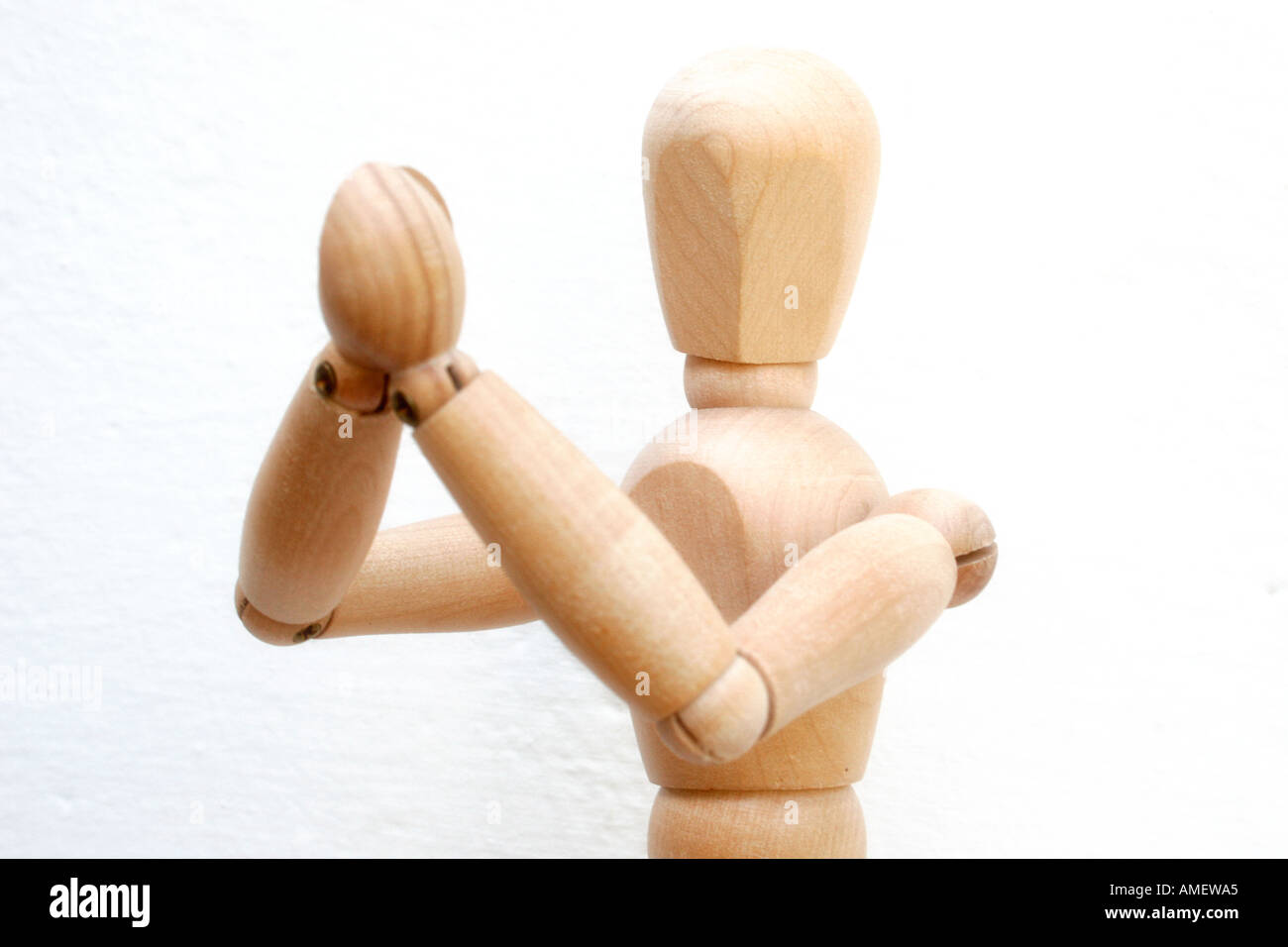 Wooden artists mannequin hi-res stock photography and images - Alamy