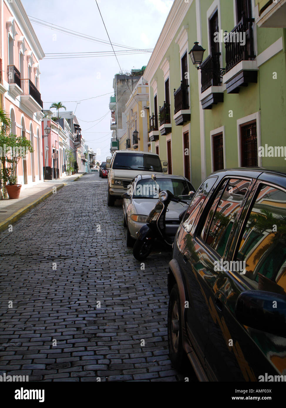 Street at Old San Juan San Juan Puerto Rico Stock Photo - Alamy