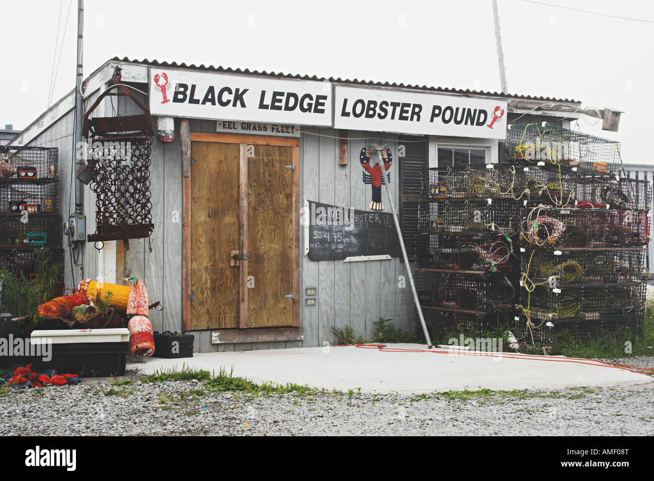 maine lobster pound Stock Photo Alamy
