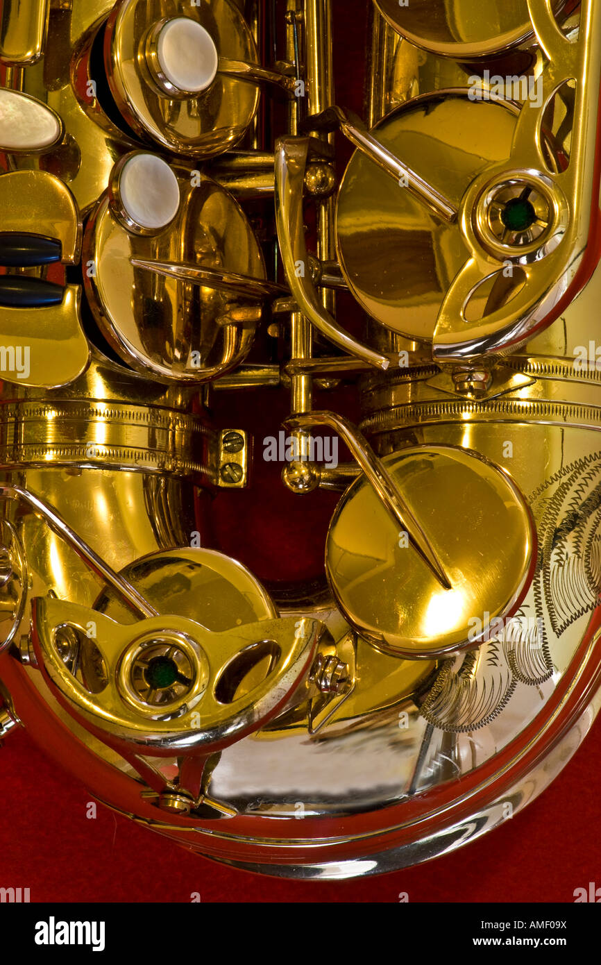 Saxophone Stock Photo