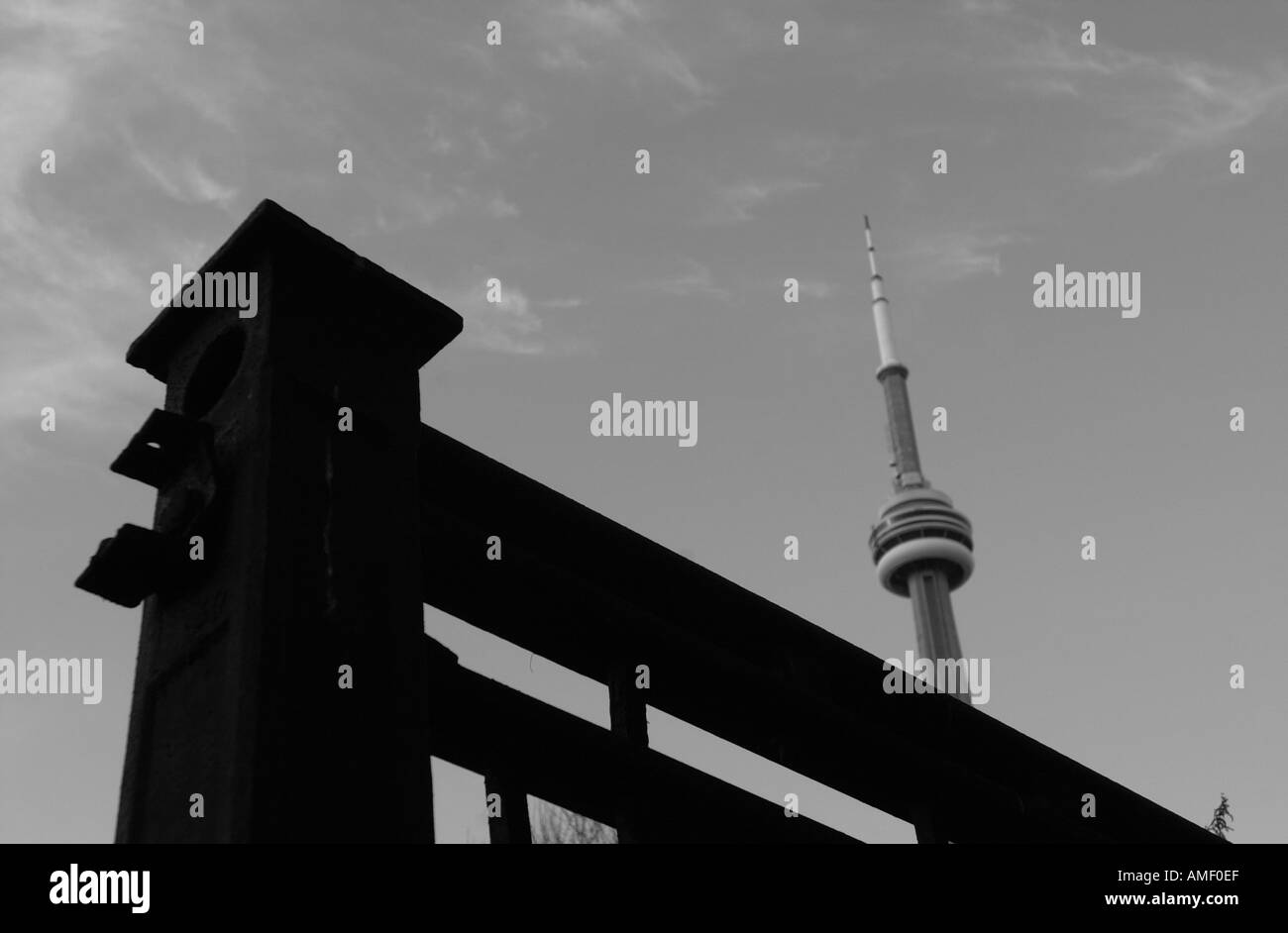 Toronto architecture cn Black and White Stock Photos & Images - Alamy