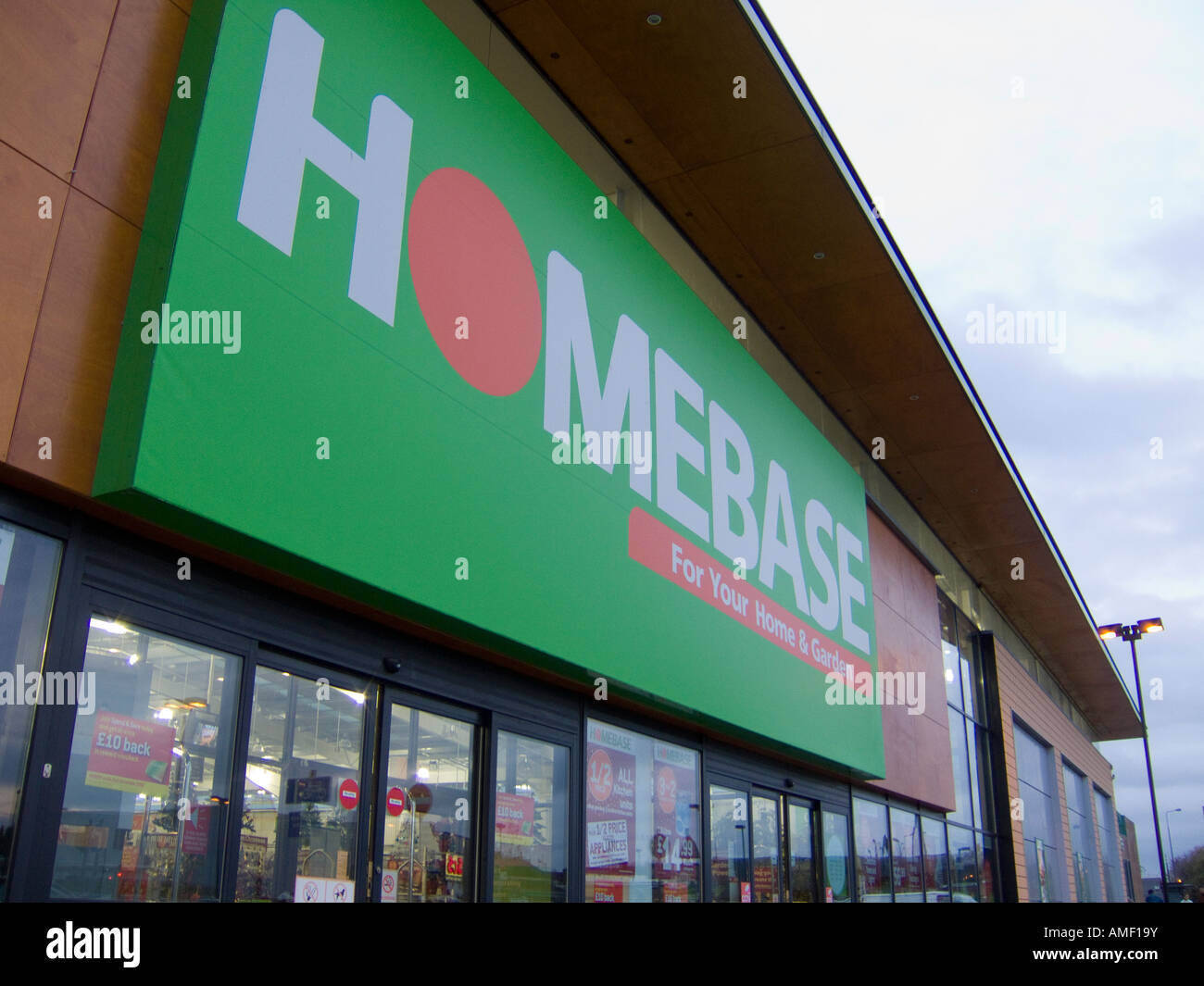 Shop on a retail park Stock Photo