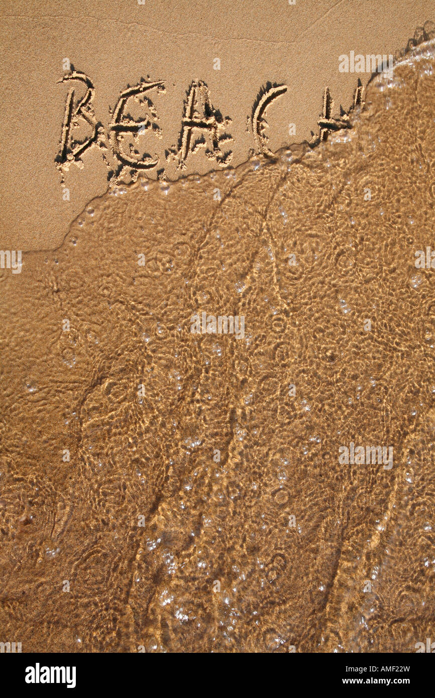 Water Washing Away Word Hi res Stock Photography And Images Alamy