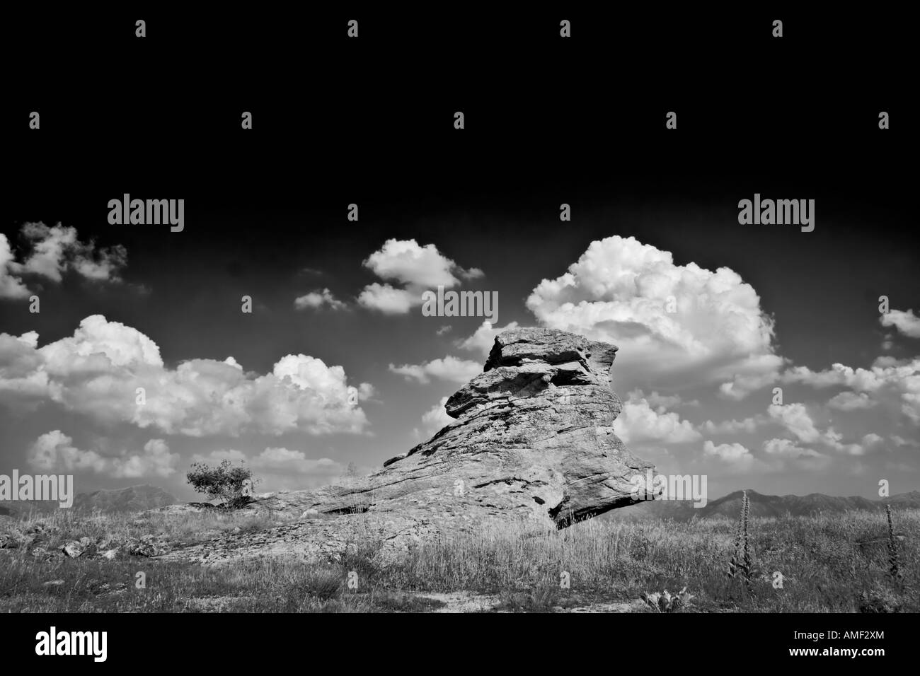 Stone sculpture in black and white Stock Photo - Alamy