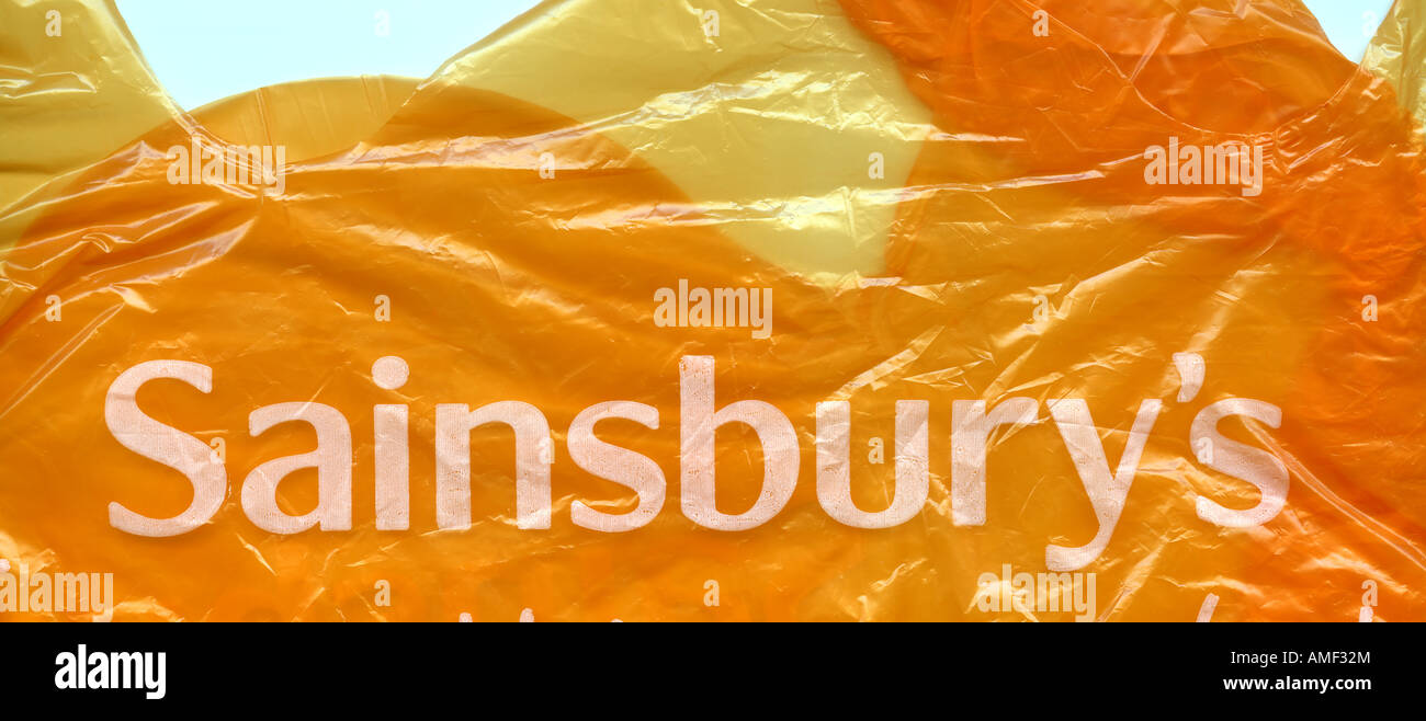 Sainsburys plastic carrier bag hires stock photography and images Alamy