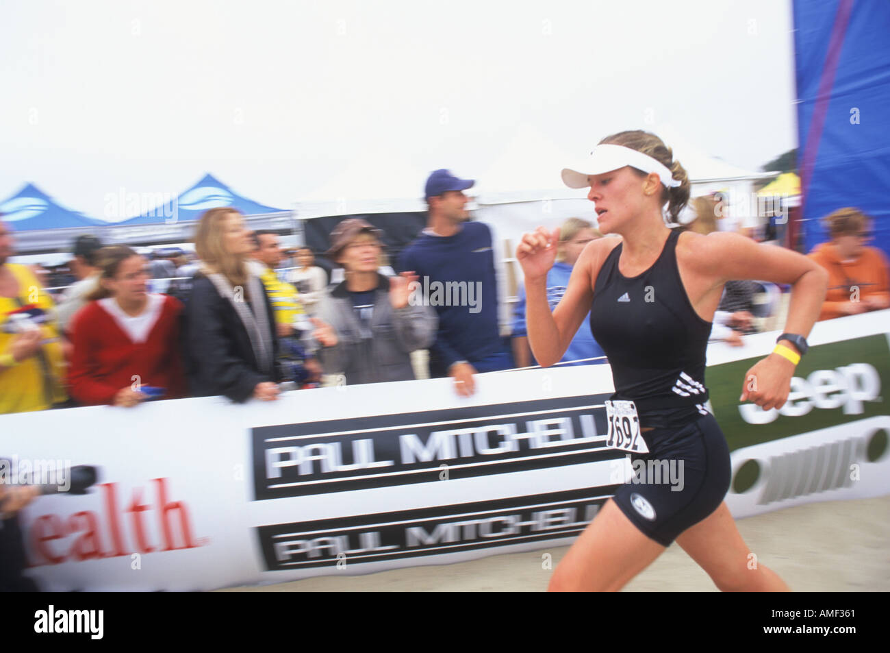 Beth Mailbu Triathlon Zuma Beach Los Angeles County California Stock