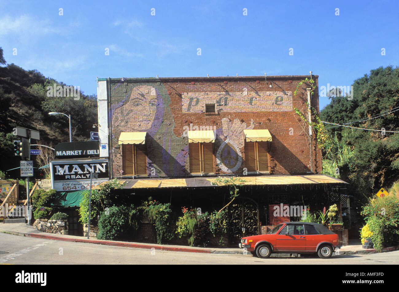 Laurel Canyon Los Angeles California Stock Photo Alamy