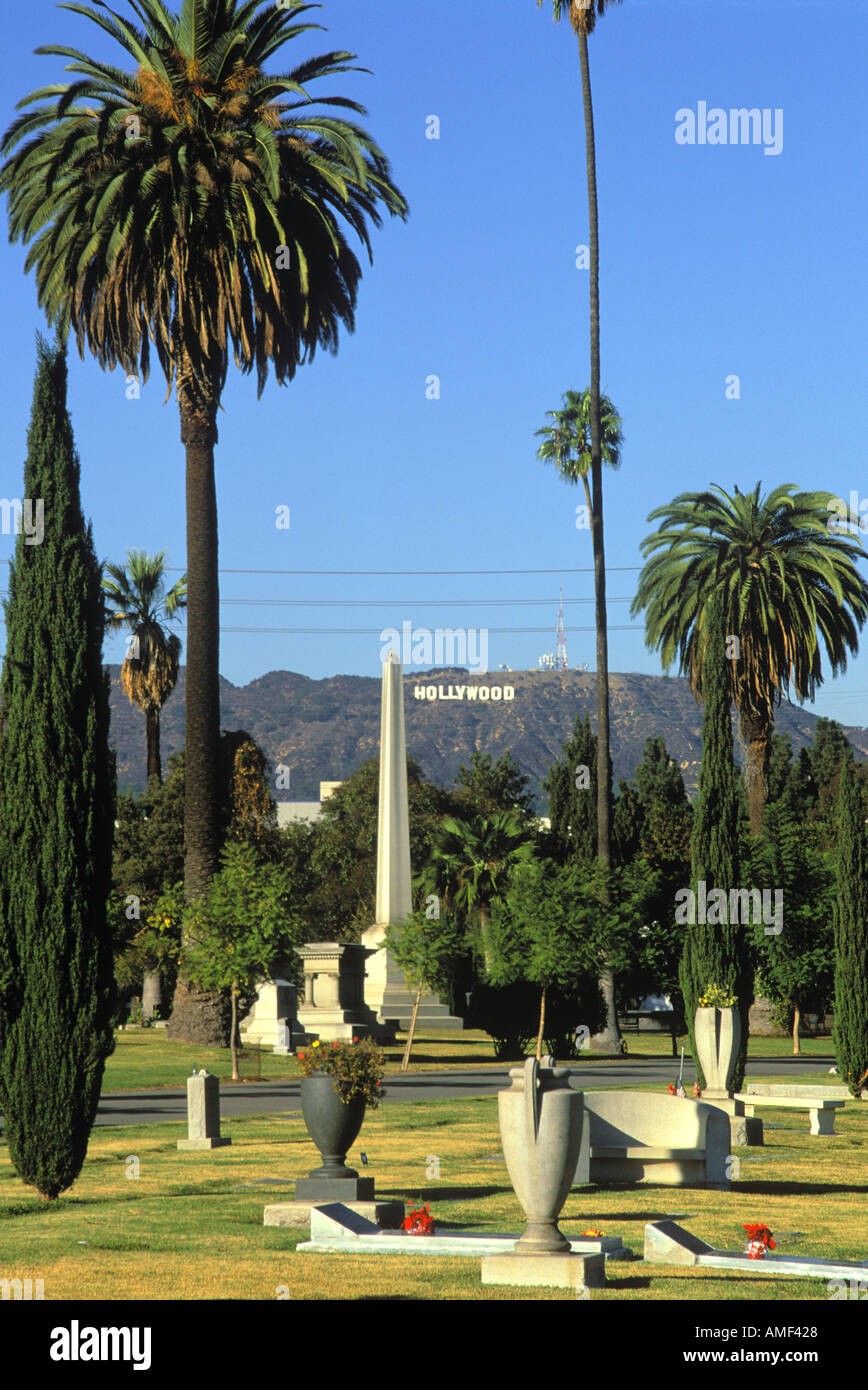 Hollywood Forever Cemetery Los Angeles California Stock Photo Alamy