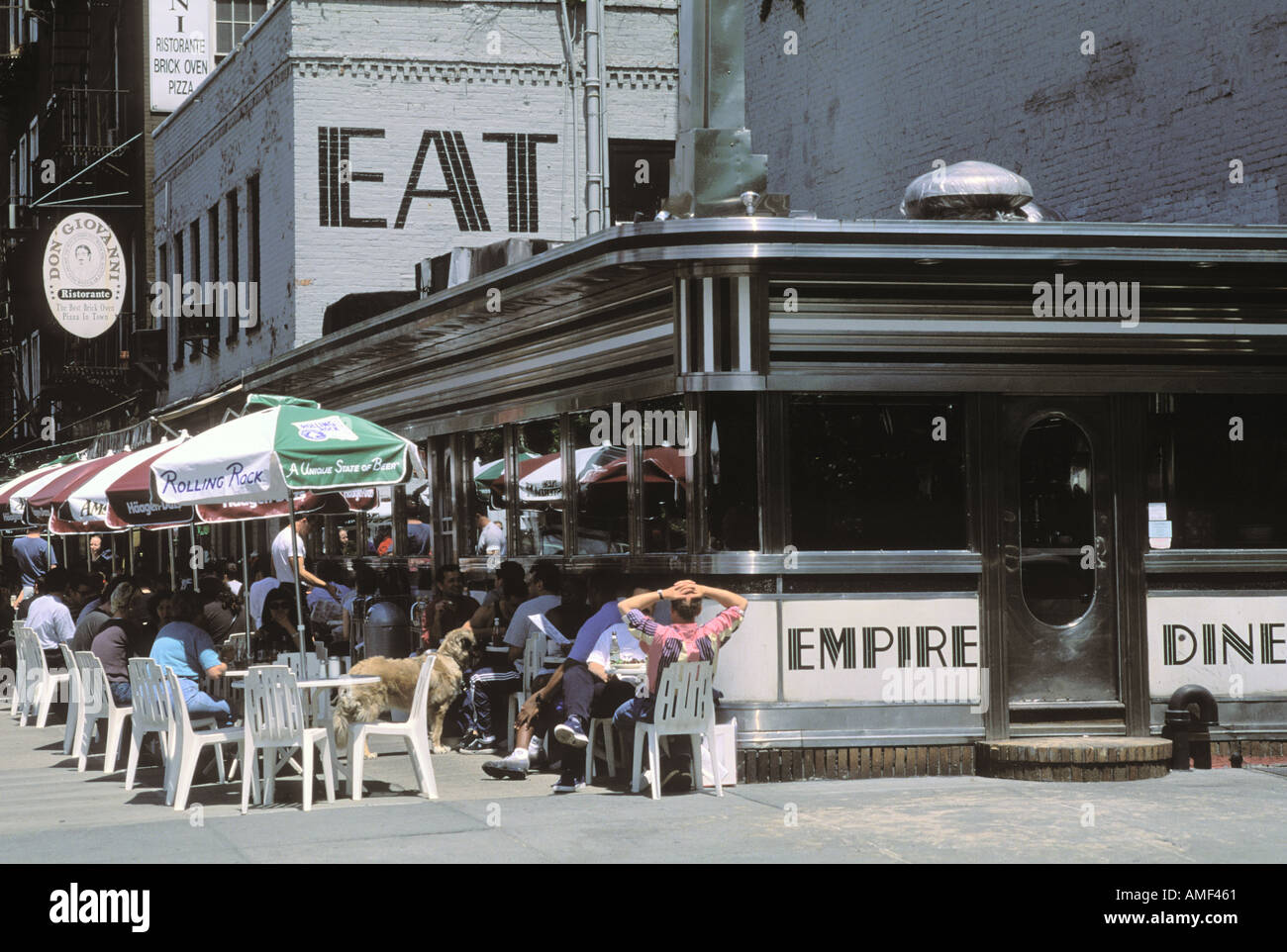 Empire Diner Chelsea Manhattan New York Stock Photo