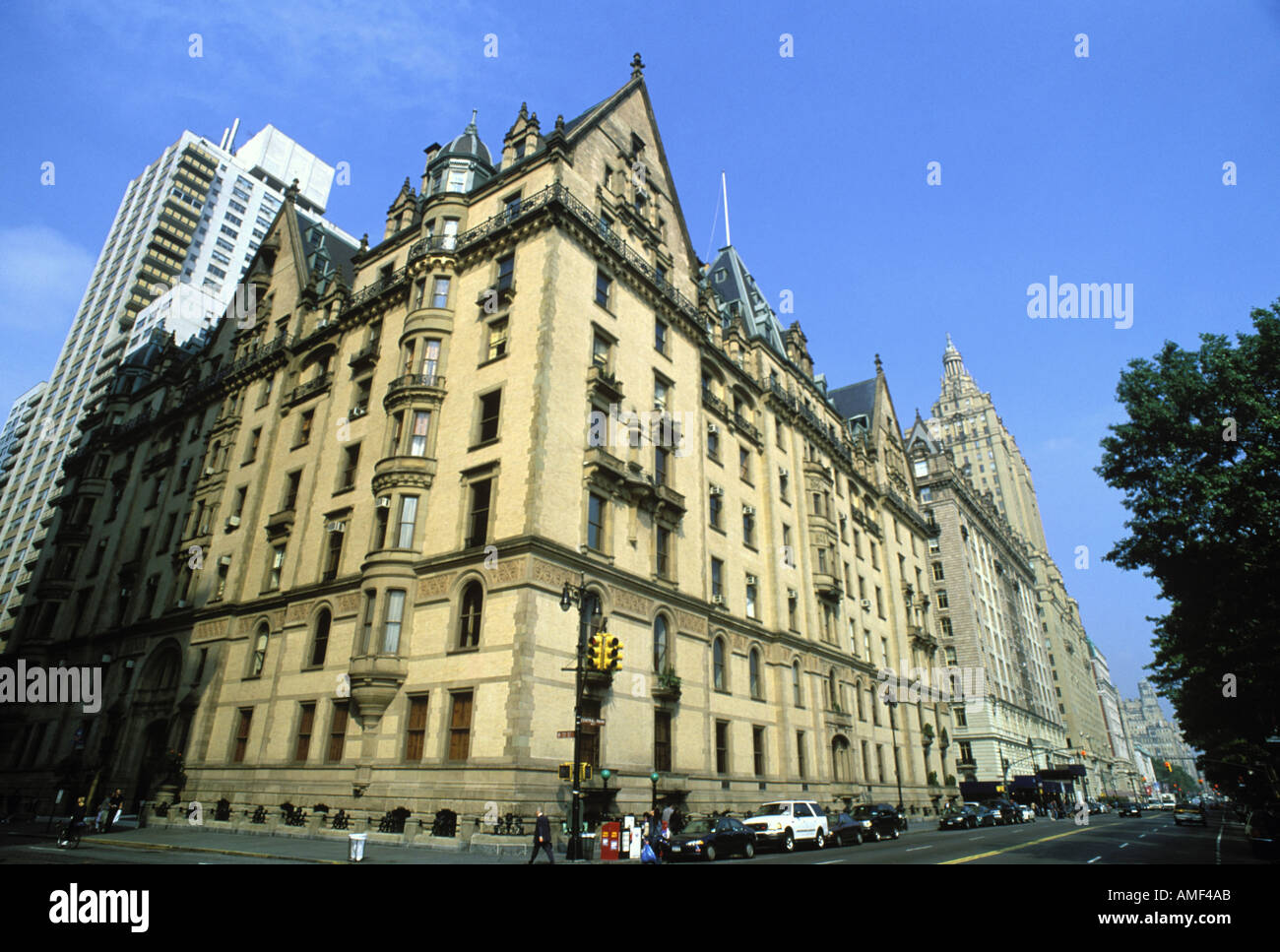 Dakota Building 72nd Street Central Park West Manhattan New York Stock ...