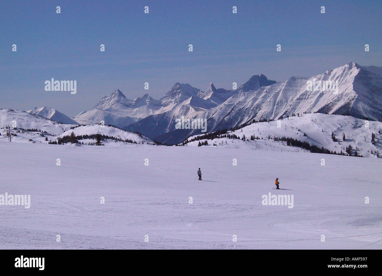 Sunshine Mountain Ski Resort Banff Alberta Stock Photo - Alamy