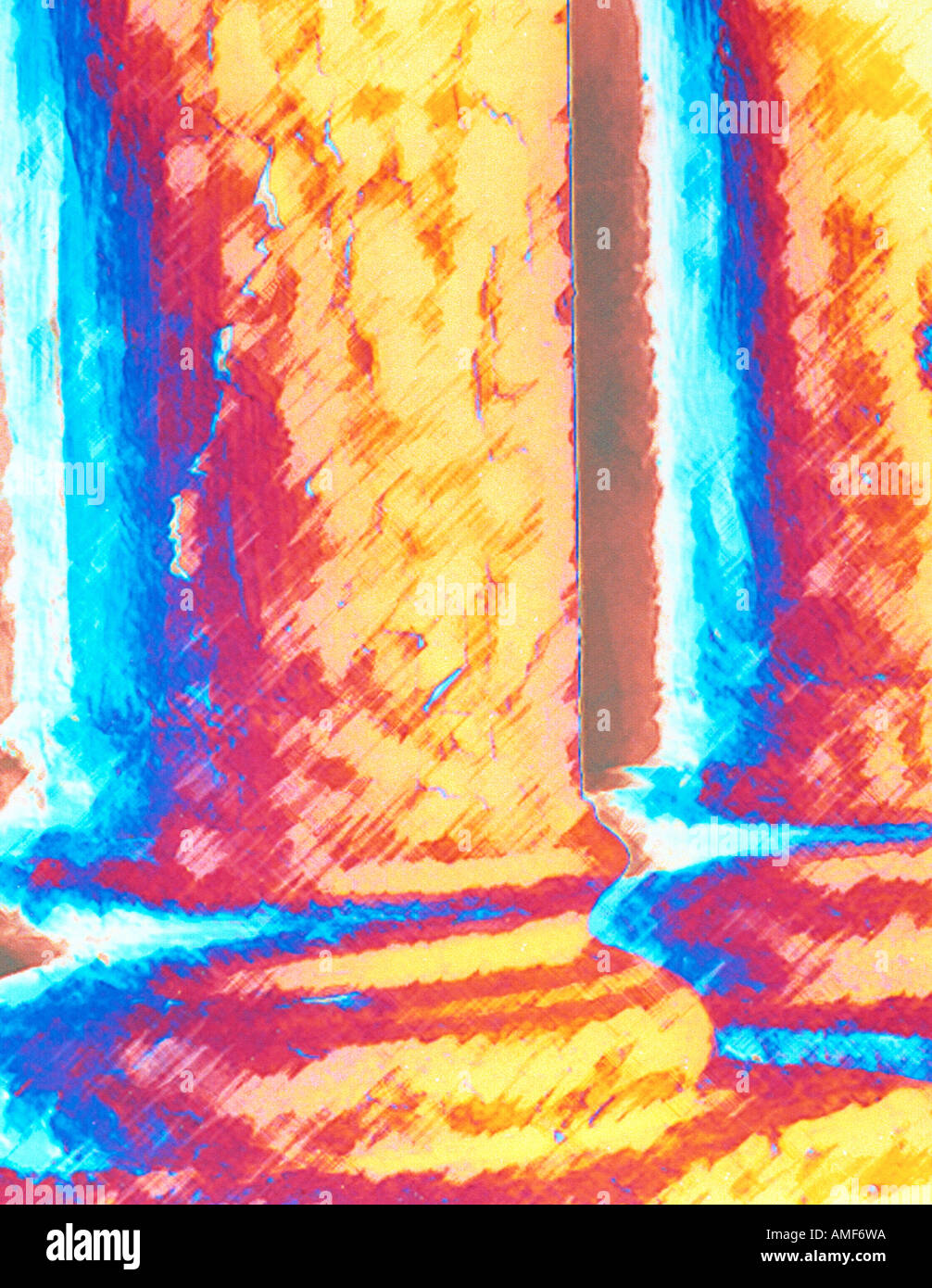 Single Column Abstract Handtinted handcolored hi-res stock photography and images - Alamy