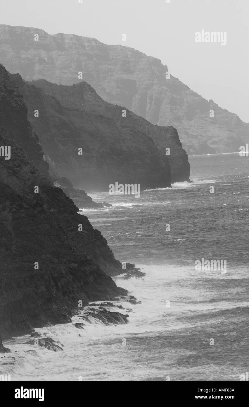 Hawaii beaches Black and White Stock Photos & Images - Alamy