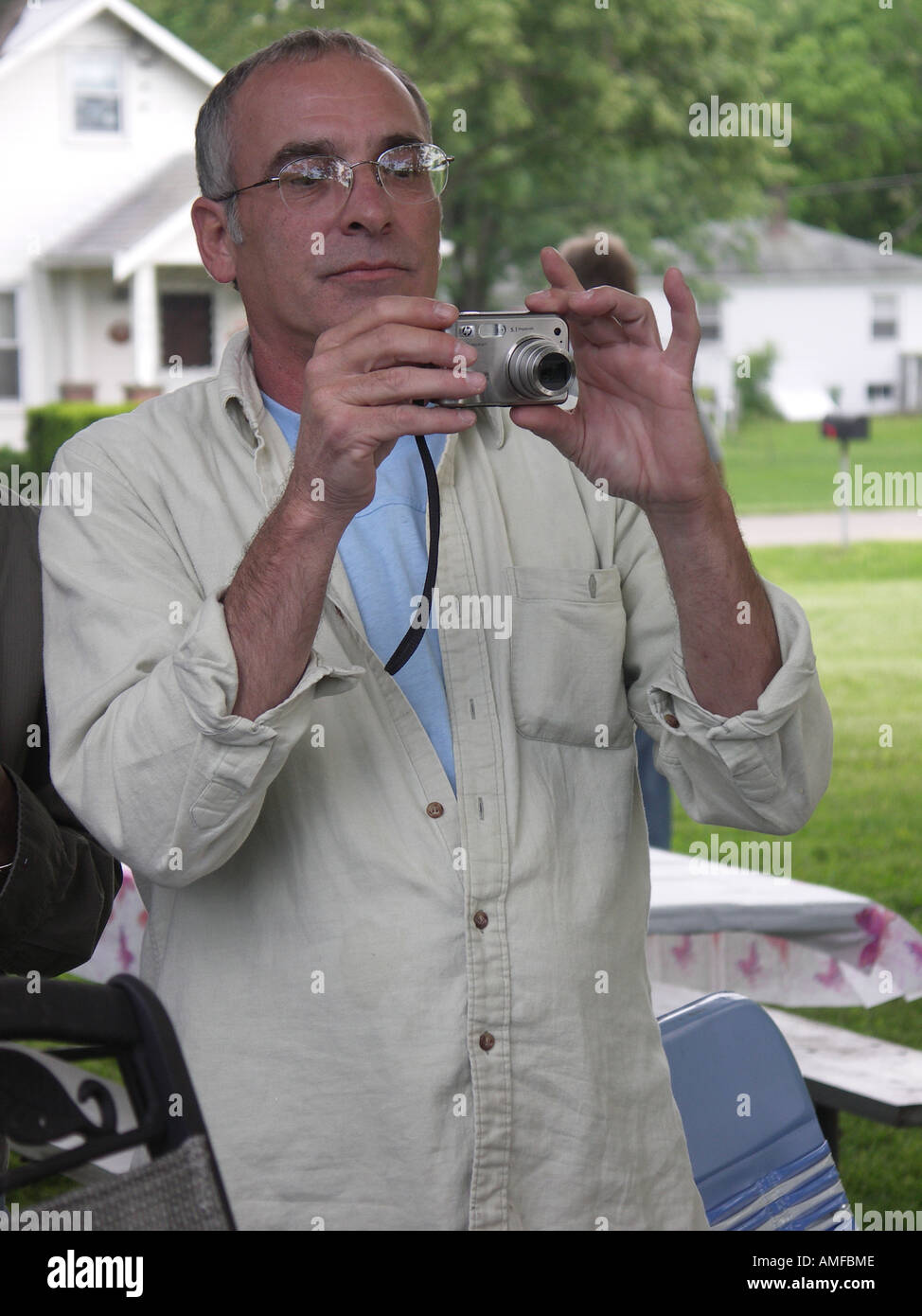 Taking Digital Pictures Stock Photo Alamy