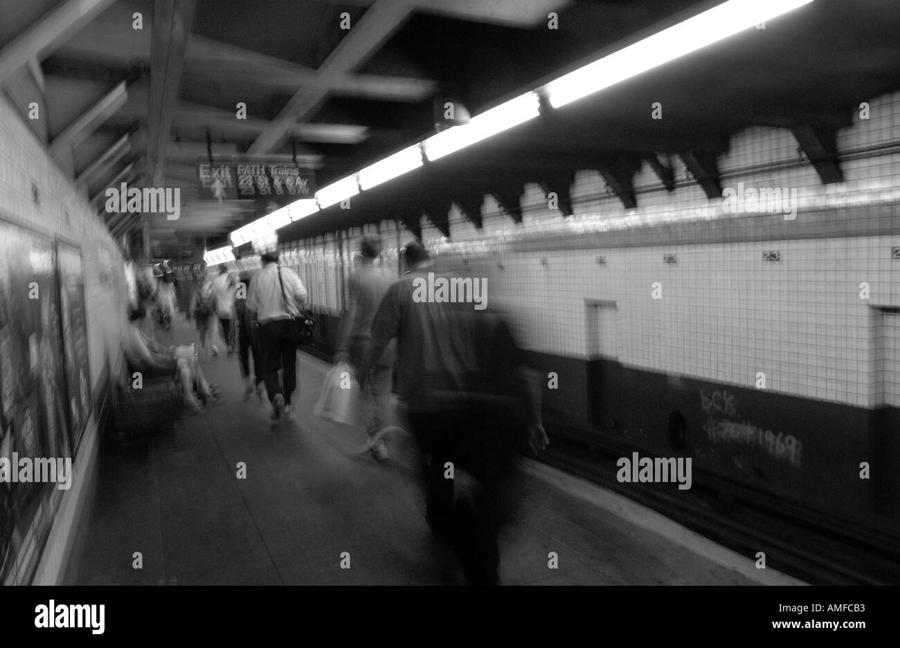 Subway New York City Stock Photo Alamy