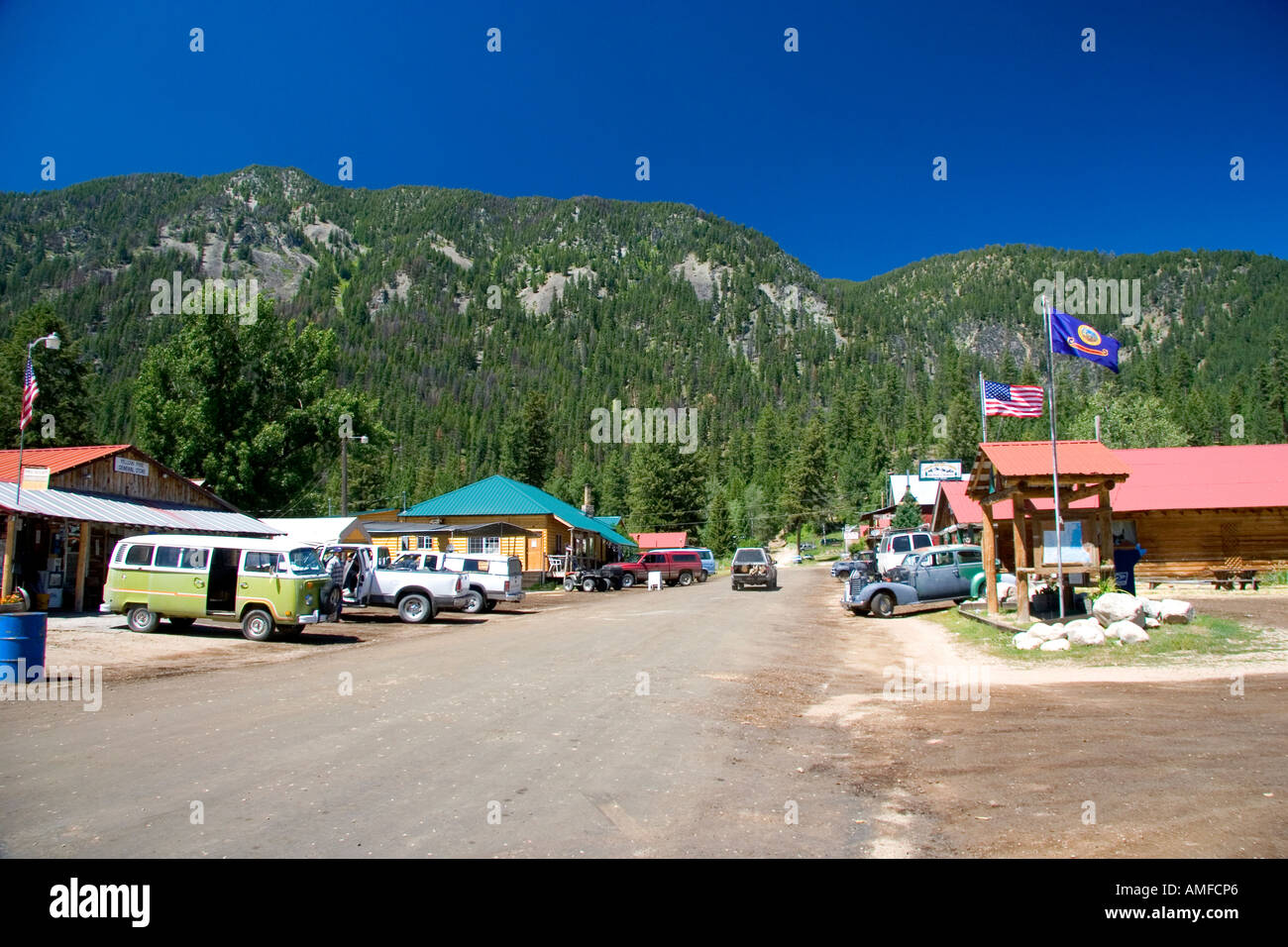 Small town yellow pine idaho hires stock photography and images Alamy