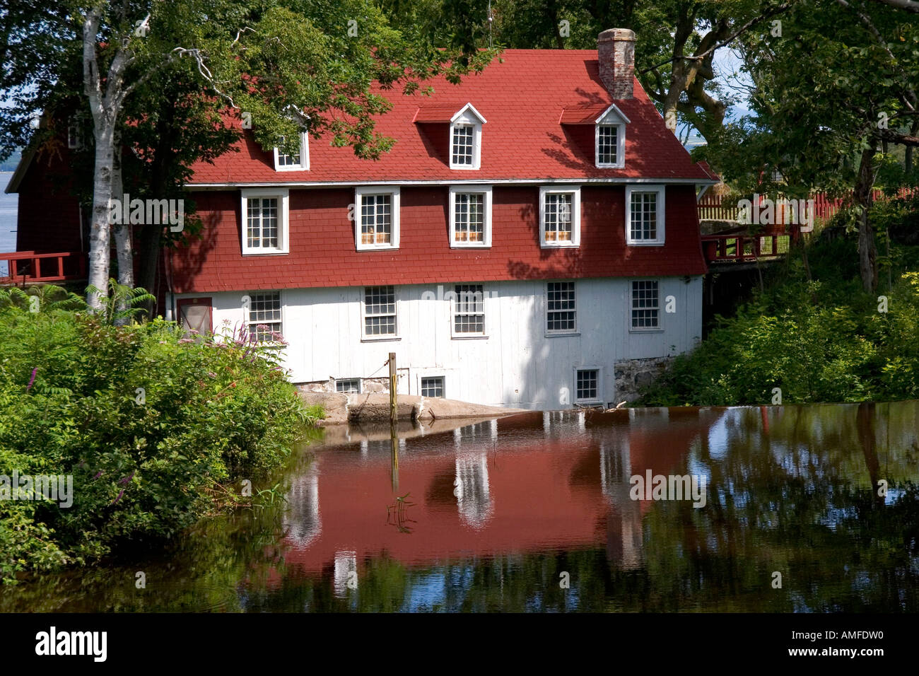 Moulin De Beaumont A Mill Built In 11 Near Quebec City Quebec Canada Stock Photo Alamy