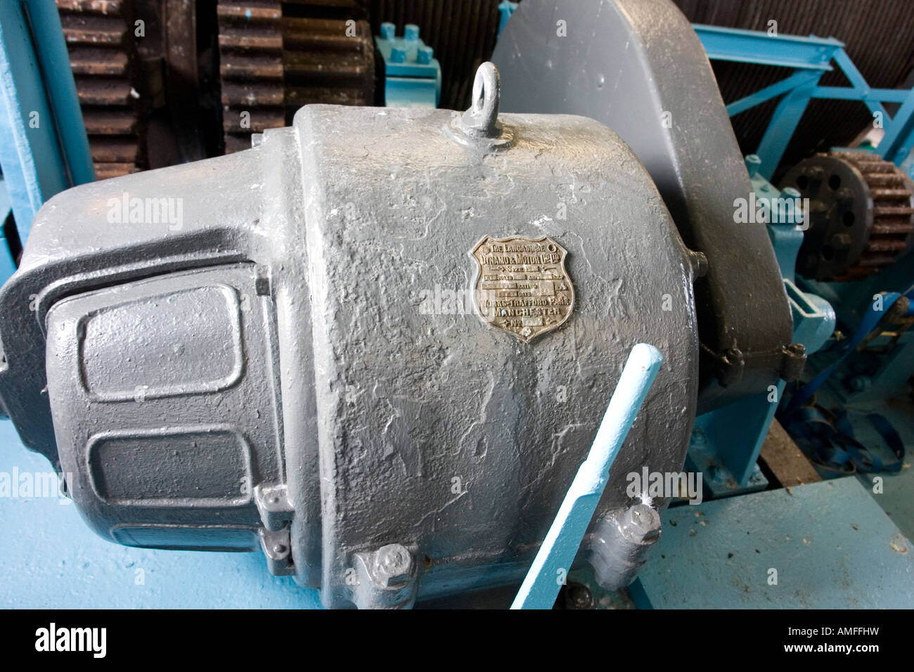 electric motor in the Titan Crane Clydebank Glasgow Scotland Europe