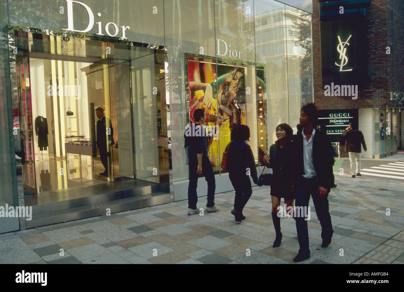 Japan Tokyo Dior boutique Stock Photo