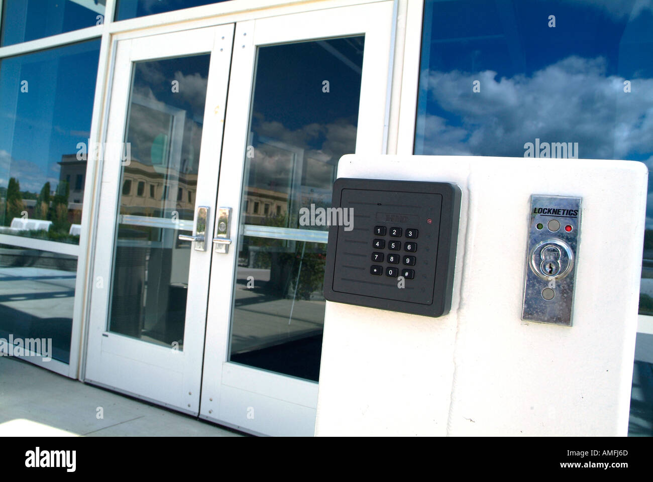 Exterior Security Locks On Door Require That A Special Code