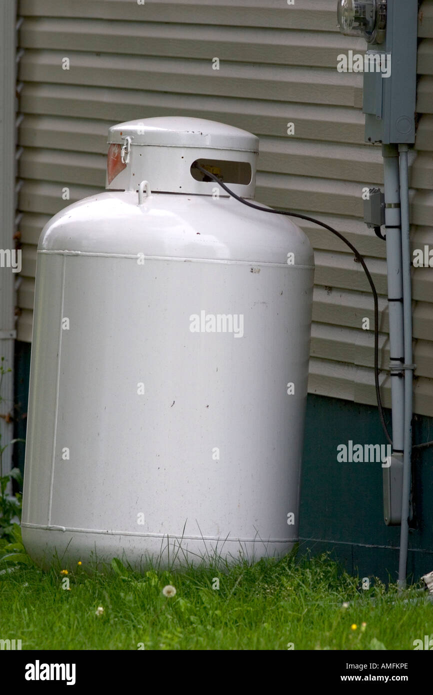 To propane house line tank How To