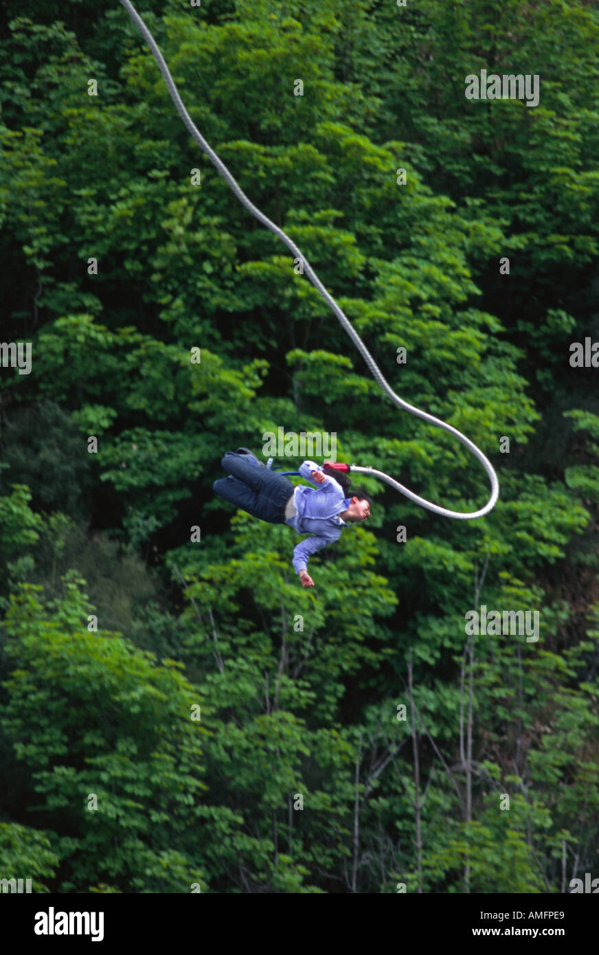 BUNGEE JUMPING QUEENSTOWN SOUTH ISLAND Stock Photo Alamy
