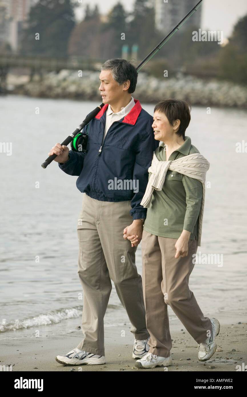Asian couple outdoor hi-res stock photography and images - Alamy