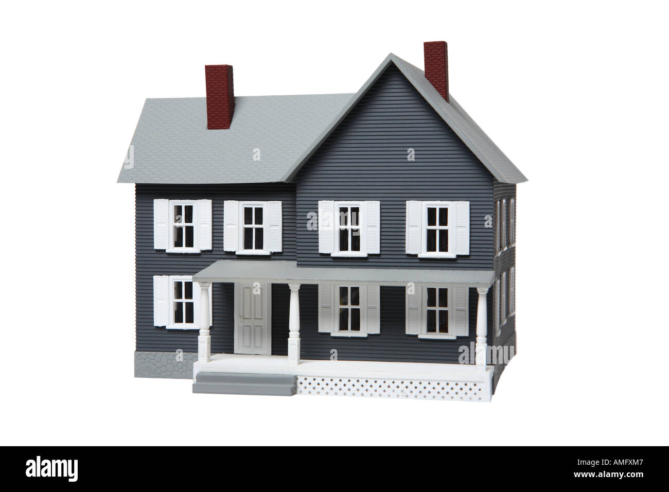 Miniature Model House Stock Photo