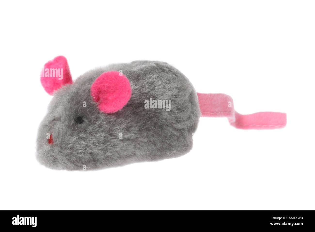 Cat Toy:  Stuffed Mouse Stock Photo