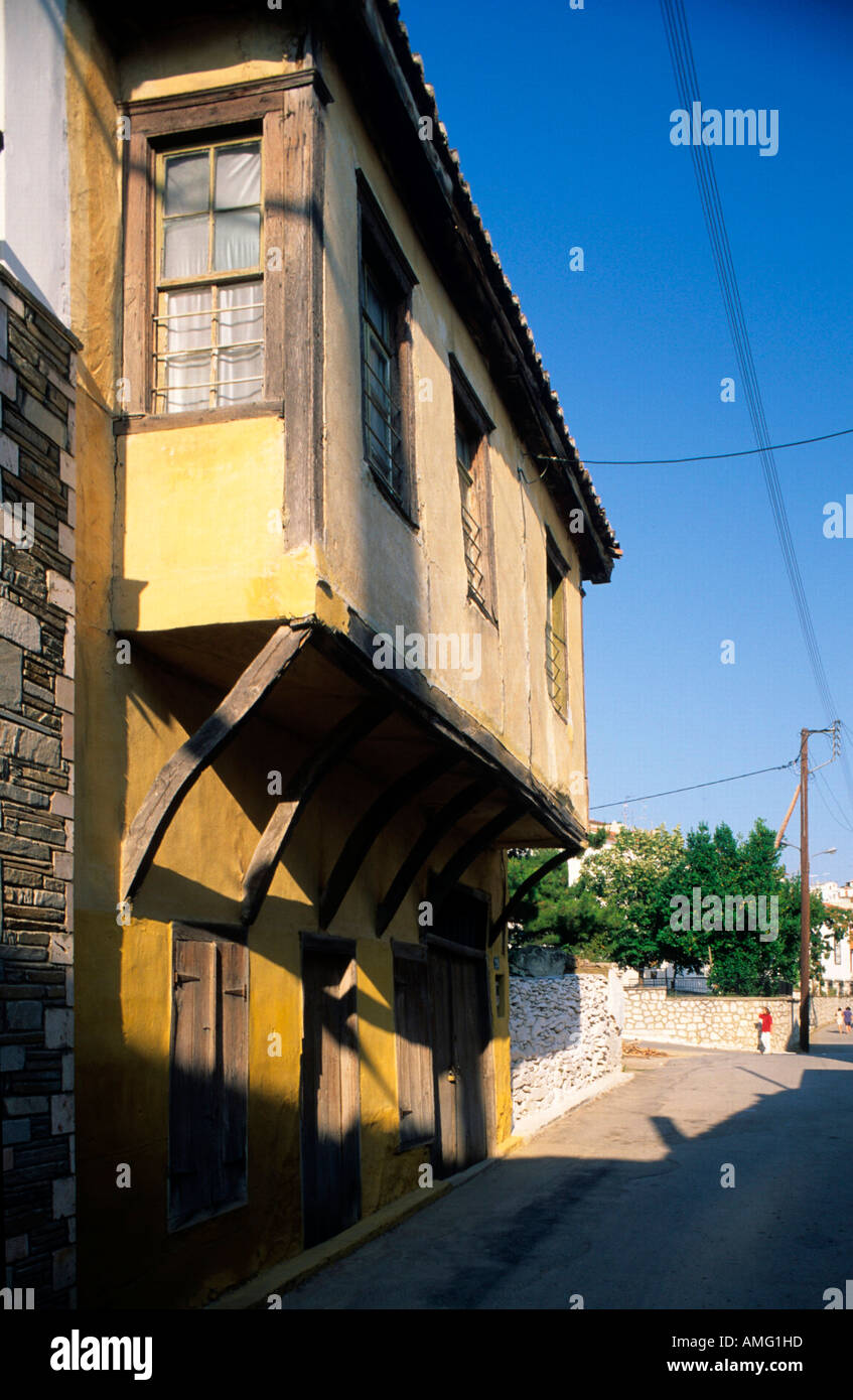 Griechenland, Chalkidiki, Binnenland, Polygyros, Ortsansicht Stock Photo